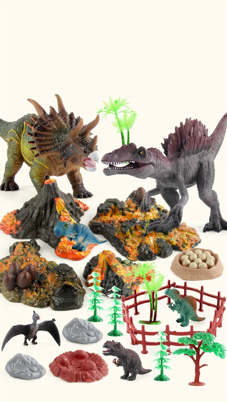 Conjunto de brinquedos Reign Mini Dragon Rampage, figura de ação de mini  dinossauro e função de separação, conjunto de presente de brinquedo,  decoração de modelo de caixa de presente de família de