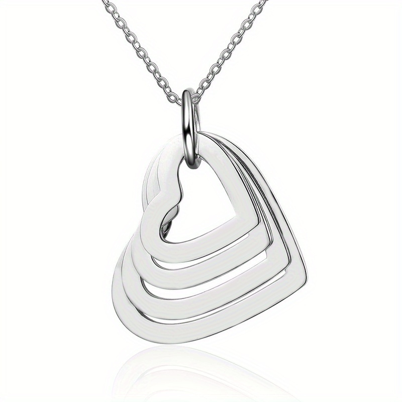 Personalized Heart Choker Necklace For Women - Sterling Silver