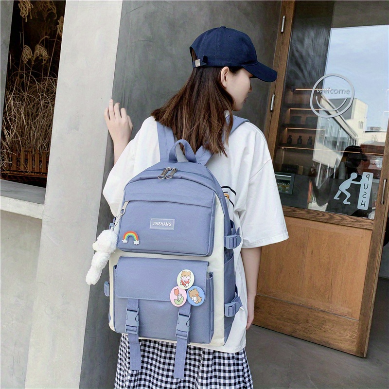 Kawaii Cute Functional Backpack Large Capacity Laptop - Temu