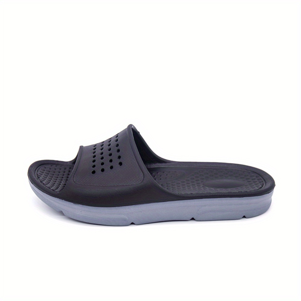 Plus Size 's Eva Slides, Casual Lightweight Non Slip Slippers, Open Toe Platform Shoes For Indoor Outdoor Beach Shower, Spring And Summer