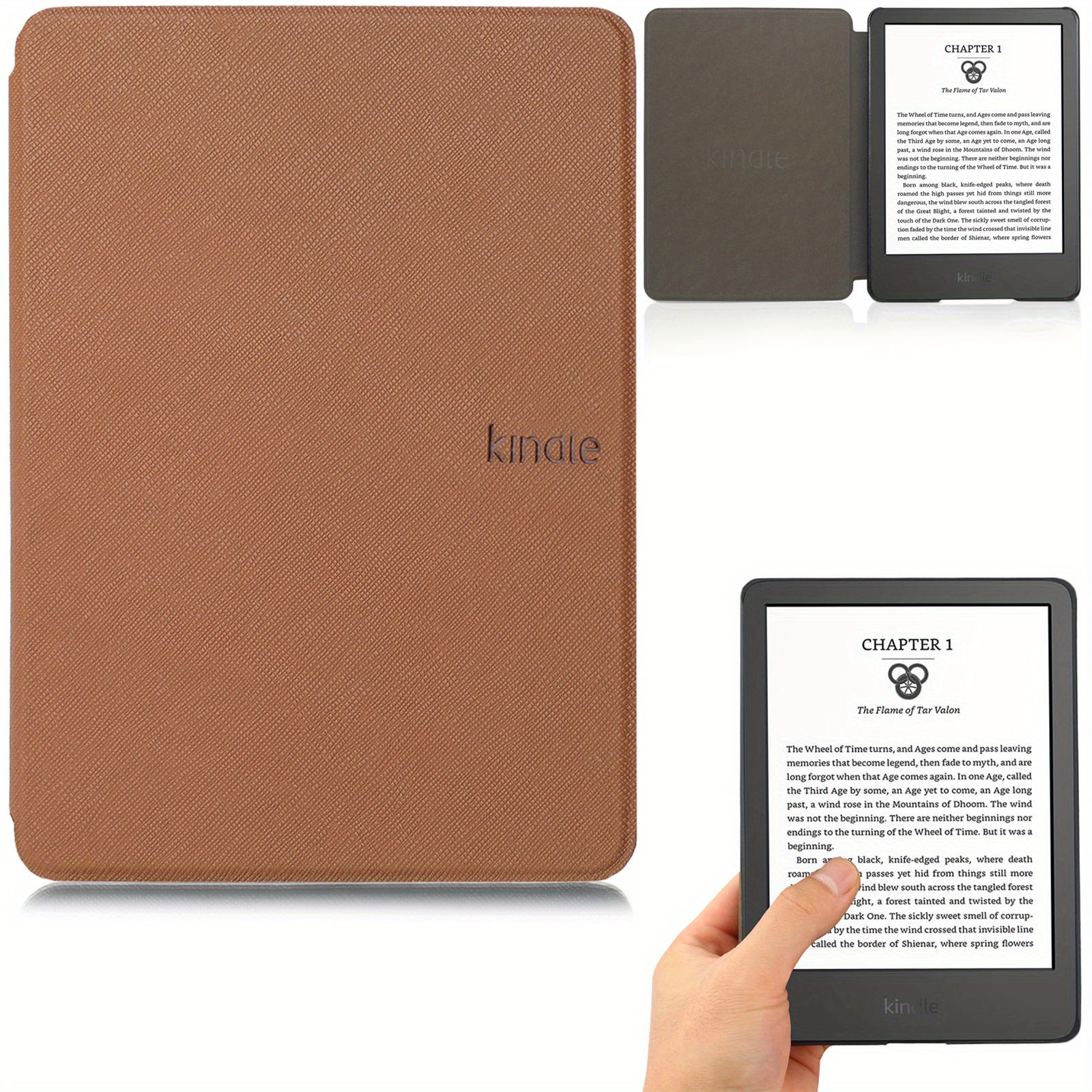  Funda de colibríes para Kindle de 6 pulgadas (11.ª generación,  versión 2022), funda delgada de piel sintética a prueba de golpes con  función de apagado y encendido automático para Kindle 11th