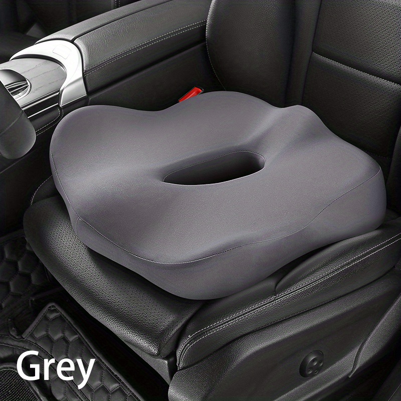 Adjustable Memory Foam Car Seat Cushion Cover Comfortable Pad Adult Car  Seat Height Booster Cushions for Office Automobile Black