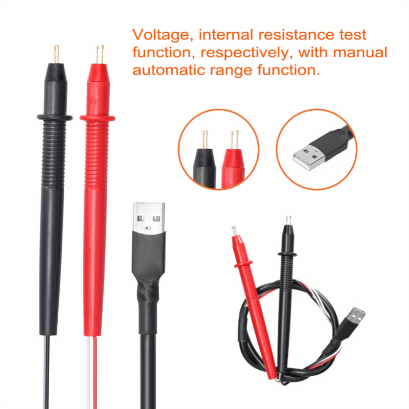 Instrument de test de résistance interne de batterie au lithium véritable  testeur de résistance interne de batterie à 4 fils