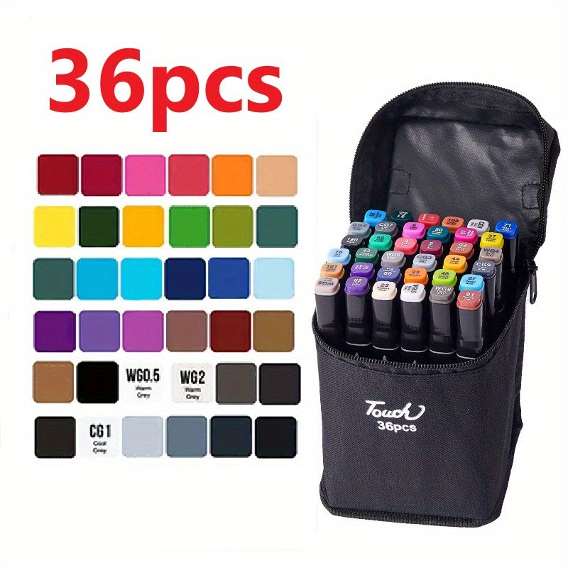 For 30/80/160/204 Colors Marker Pen】Large Marker Pen Bag Mark Pen