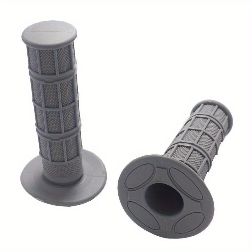 Black Soft Silicon / Rubber Motorcycle Motorbike Hand Grips 22mm 7/8  Universal