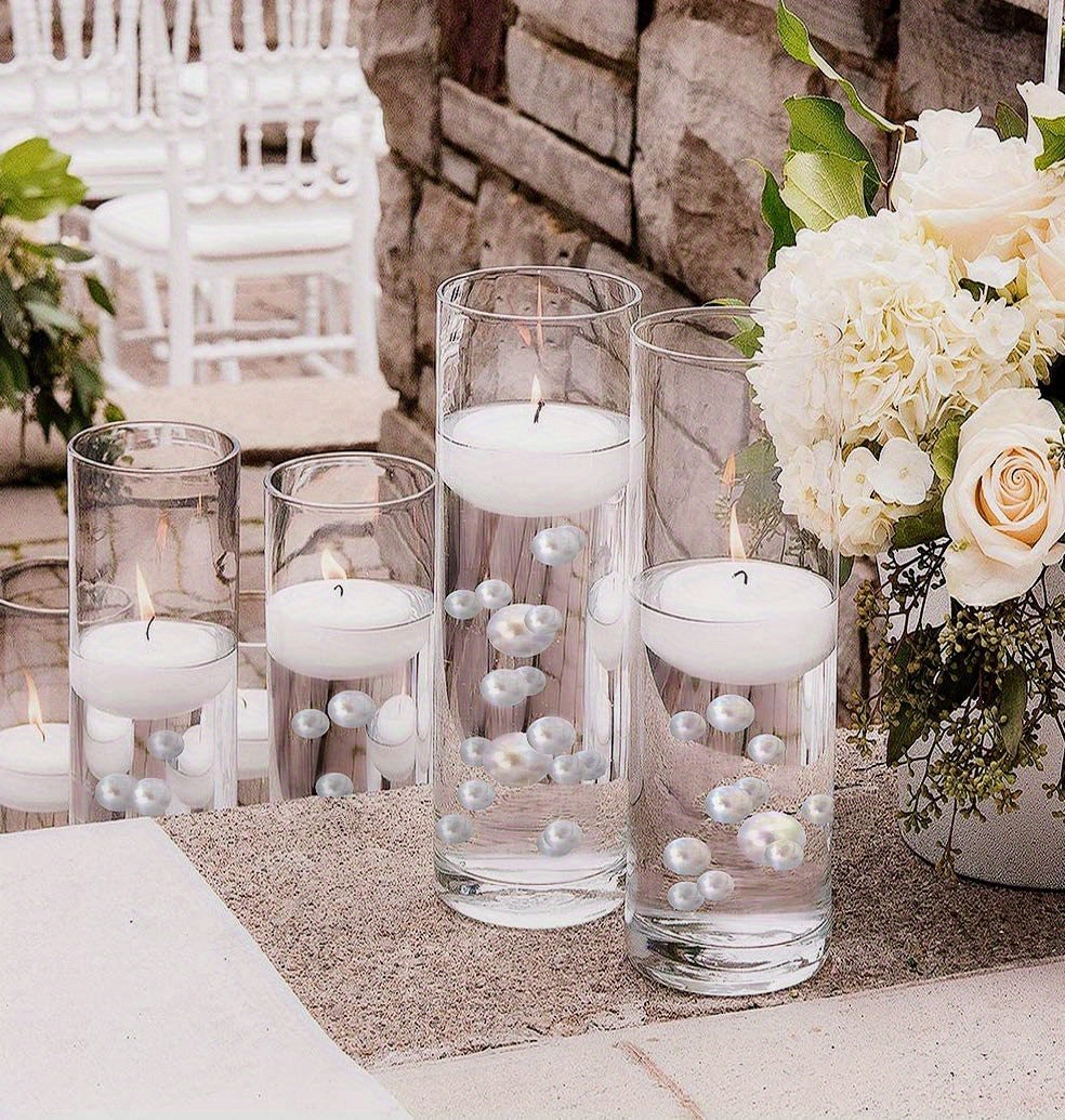 Faux Floating Beads No Hole Pearl Vases Highlight Pearls - Temu