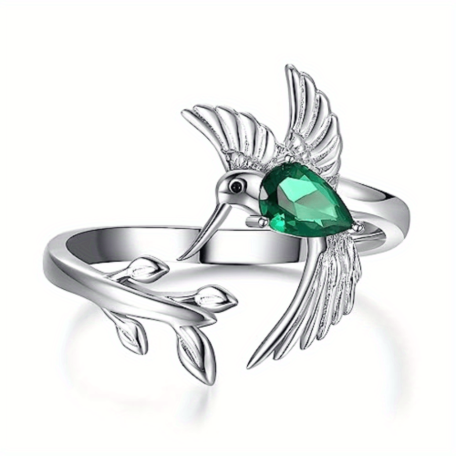 Sterling silver hummingbird ring sale