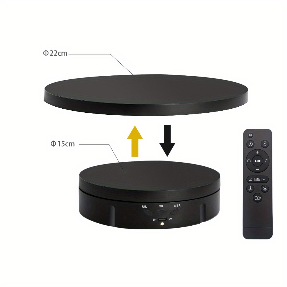 1 Remote Rotating Display Stand With Large Cover For - Temu