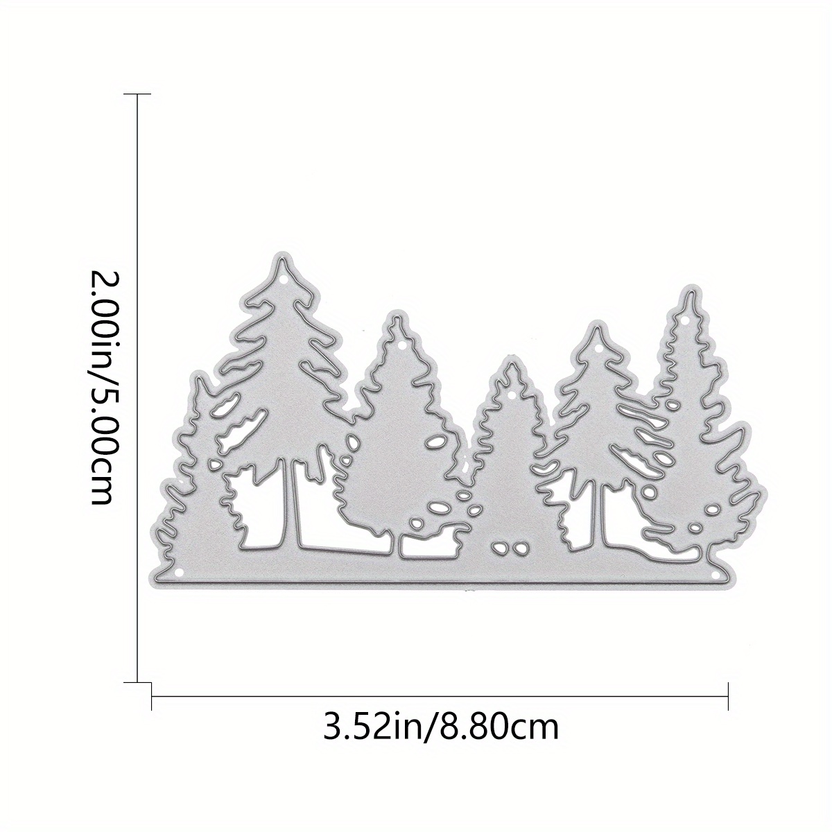 Diy Trees And Mountain Scenery Die Cuts For Card Making - Temu