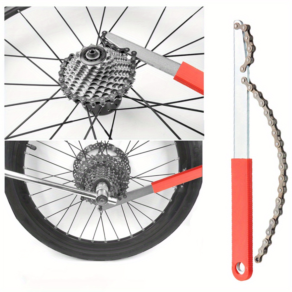 Autre pièce détachée vélo GENERIQUE Vélo Roue libre désassemblage Clé chaîne  Fouet cassette Sprocket outil Remover