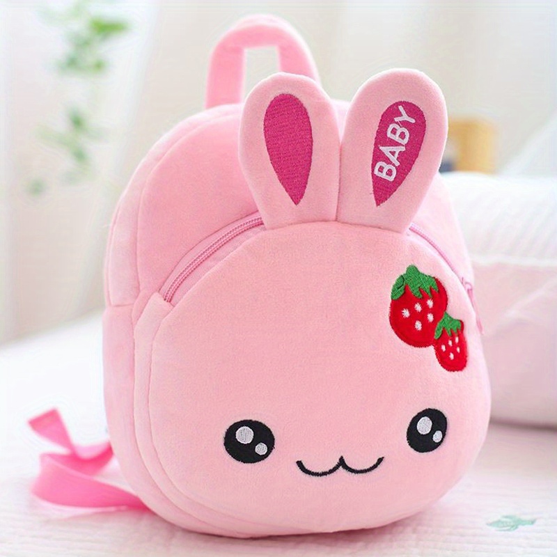 TEMU Cartoon Rabbit Small Backpack, Casual School Bag, Cartoon Travel Backpack