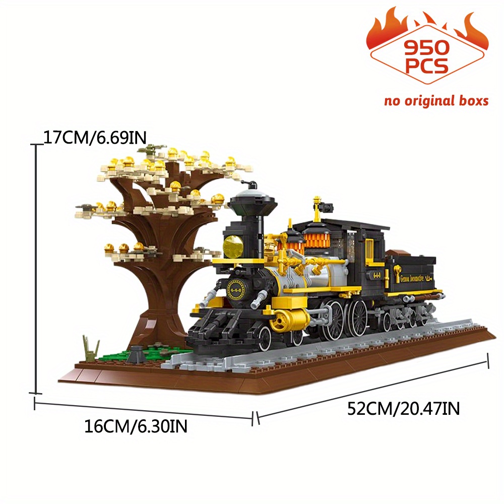 MOC-City Engineering Series Modular Steam Train Model, DIY Idéias