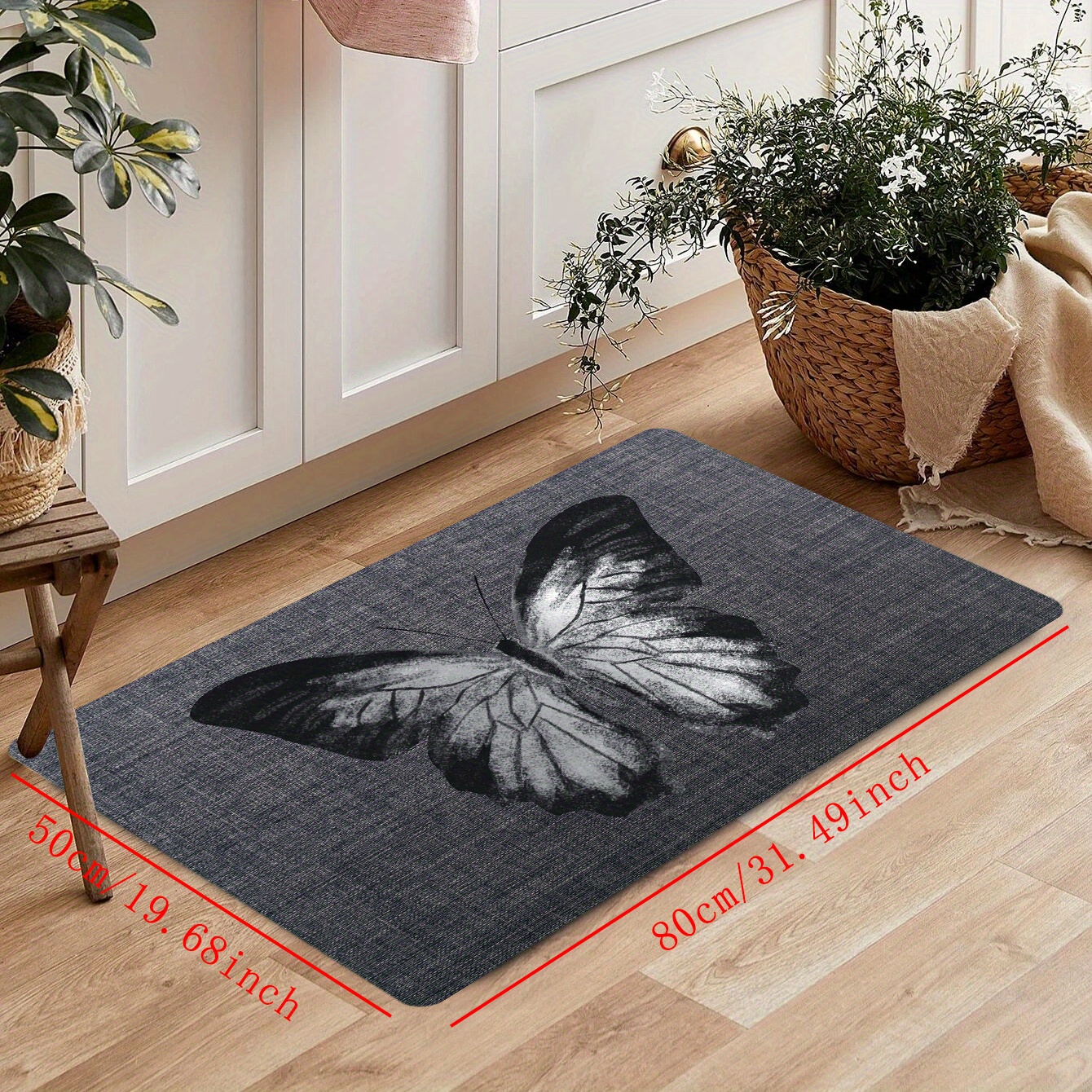 Alfombra de cocina de estilo nórdico Simple, tapete de piso, Alfombra de  sujeción de casa, Alfombra de puerta de tira larga, decoración moderna para  el hogar - AliExpress