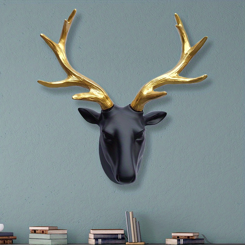 Bronze Deer Head Large Wall Decor artificial Deer Head - Temu