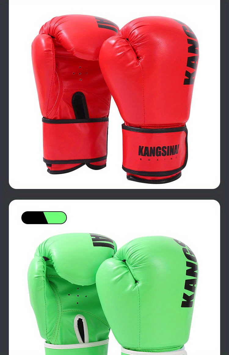 Abaodam 1 par de guantes pesados de 16 onzas, guantes de boxeo para  jóvenes, guantes de boxeo de entrenamiento juvenil, guantes de boxeo para  niños