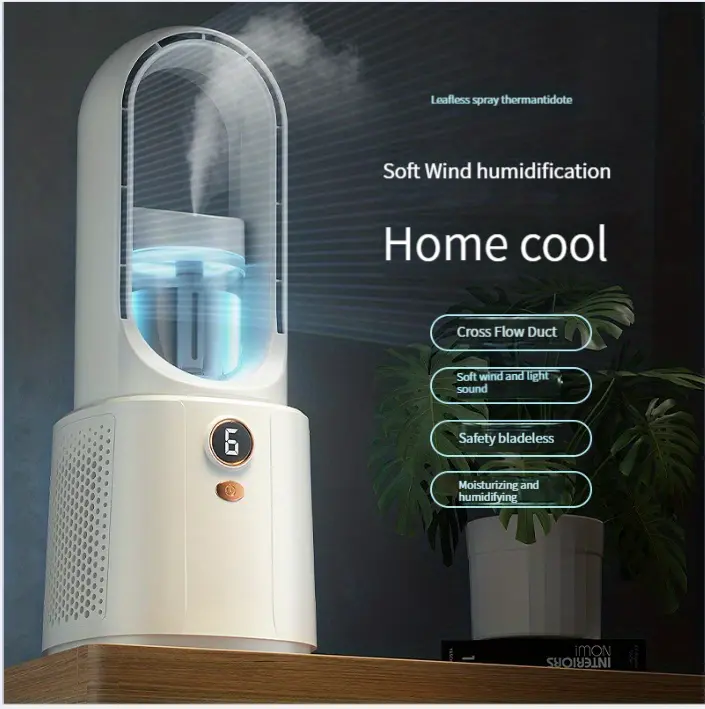 1pc usb mini strong wind spray fan soft wind humidification spry cooling direct drop 10 summer  travel  small appliance college dorm room apartment  details 2