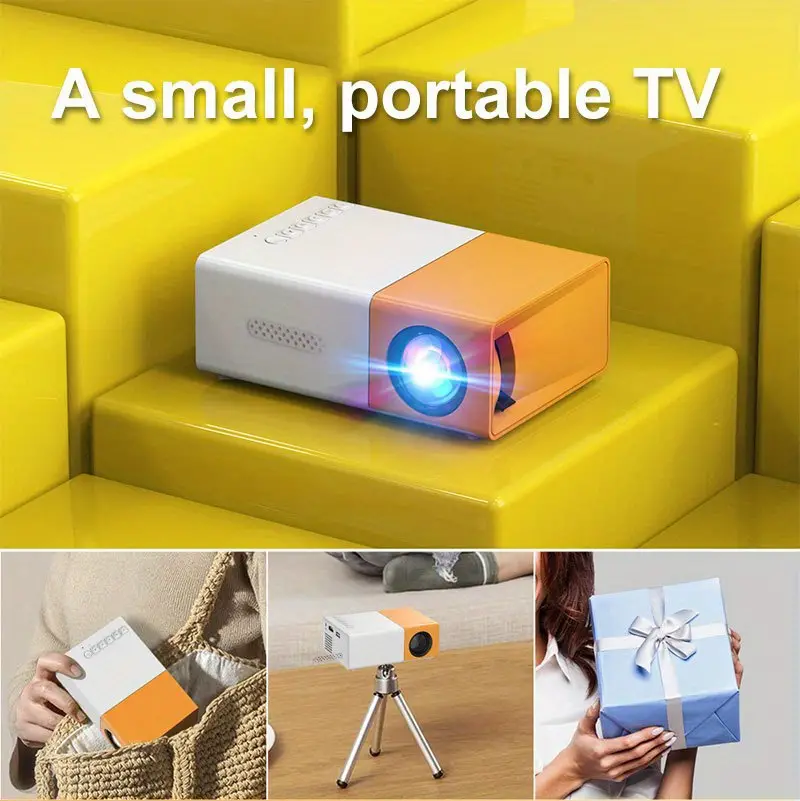 yg300 us home hd mini projector with hdmi usb and sd memory home theater enhances your movie tv and game experience suitable for outdoor camping drive projectors in home theaters details 2