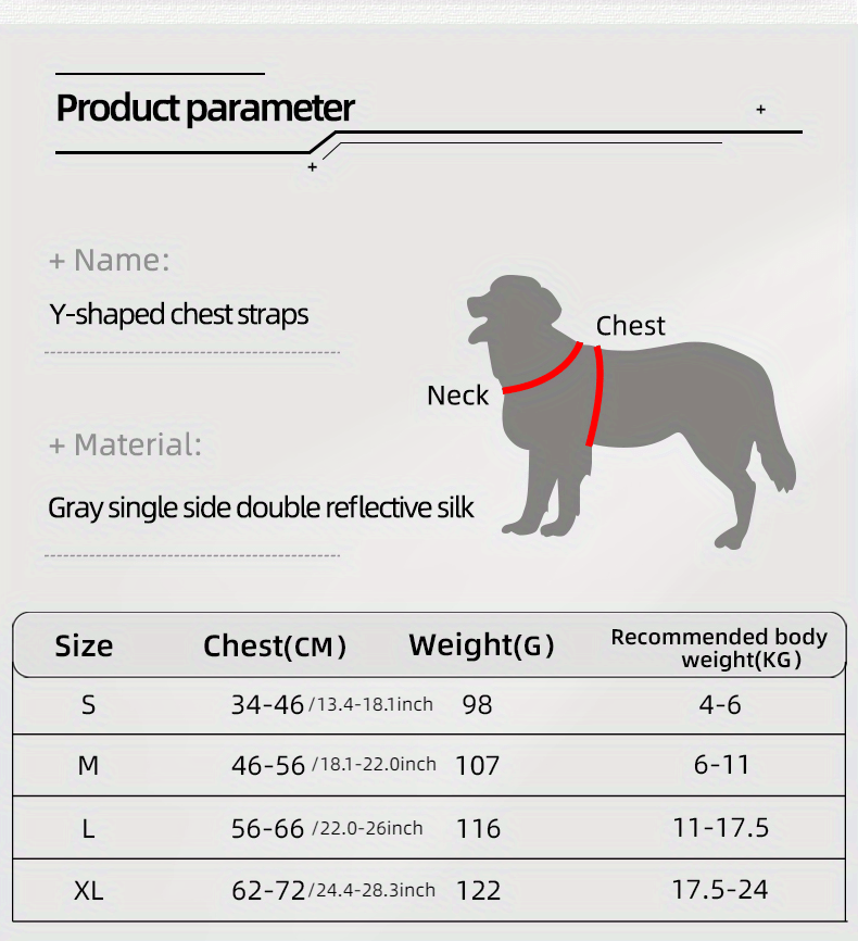 Easy walk cheap size chart