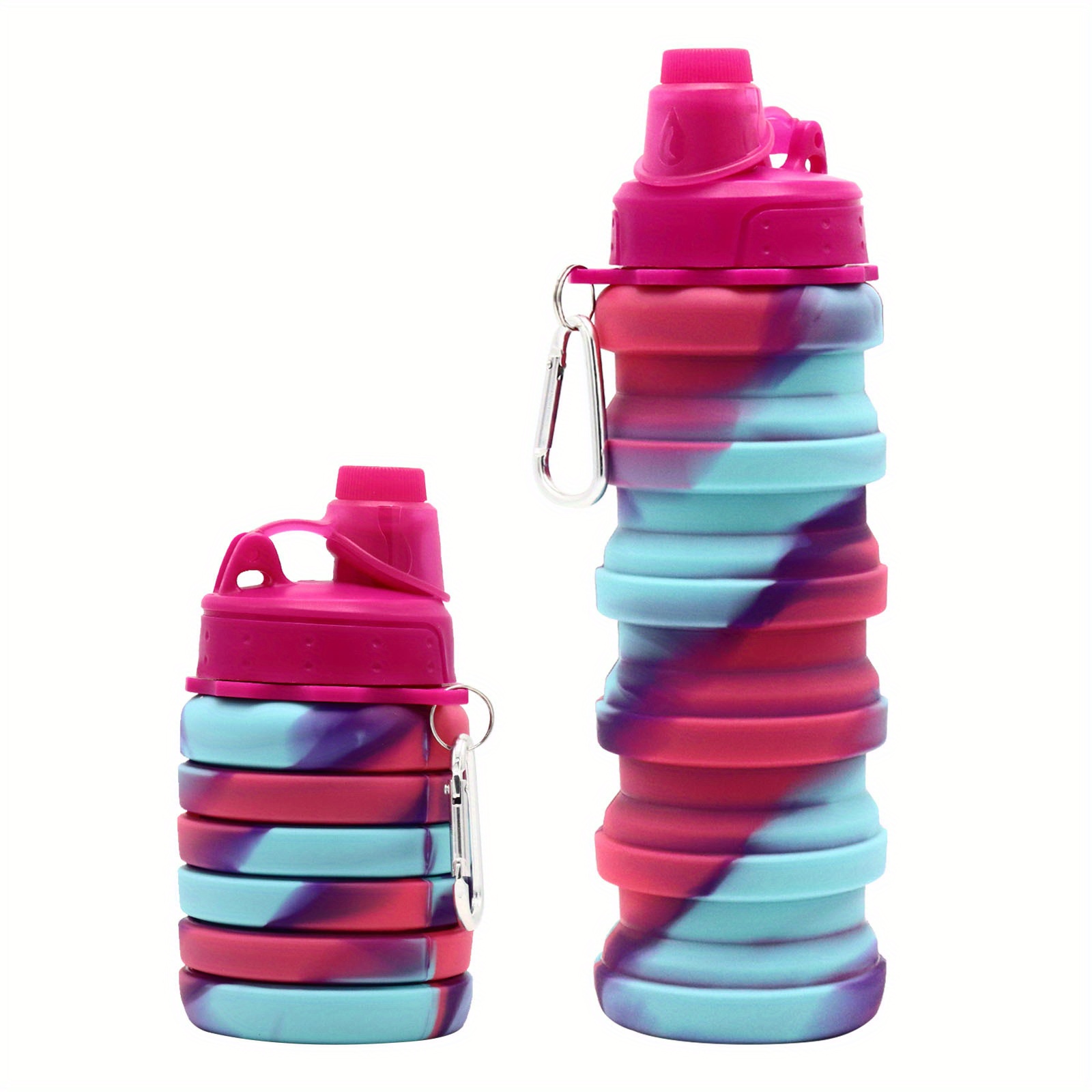 Portable Sports Water Bottle Silicone Leak proof - Temu