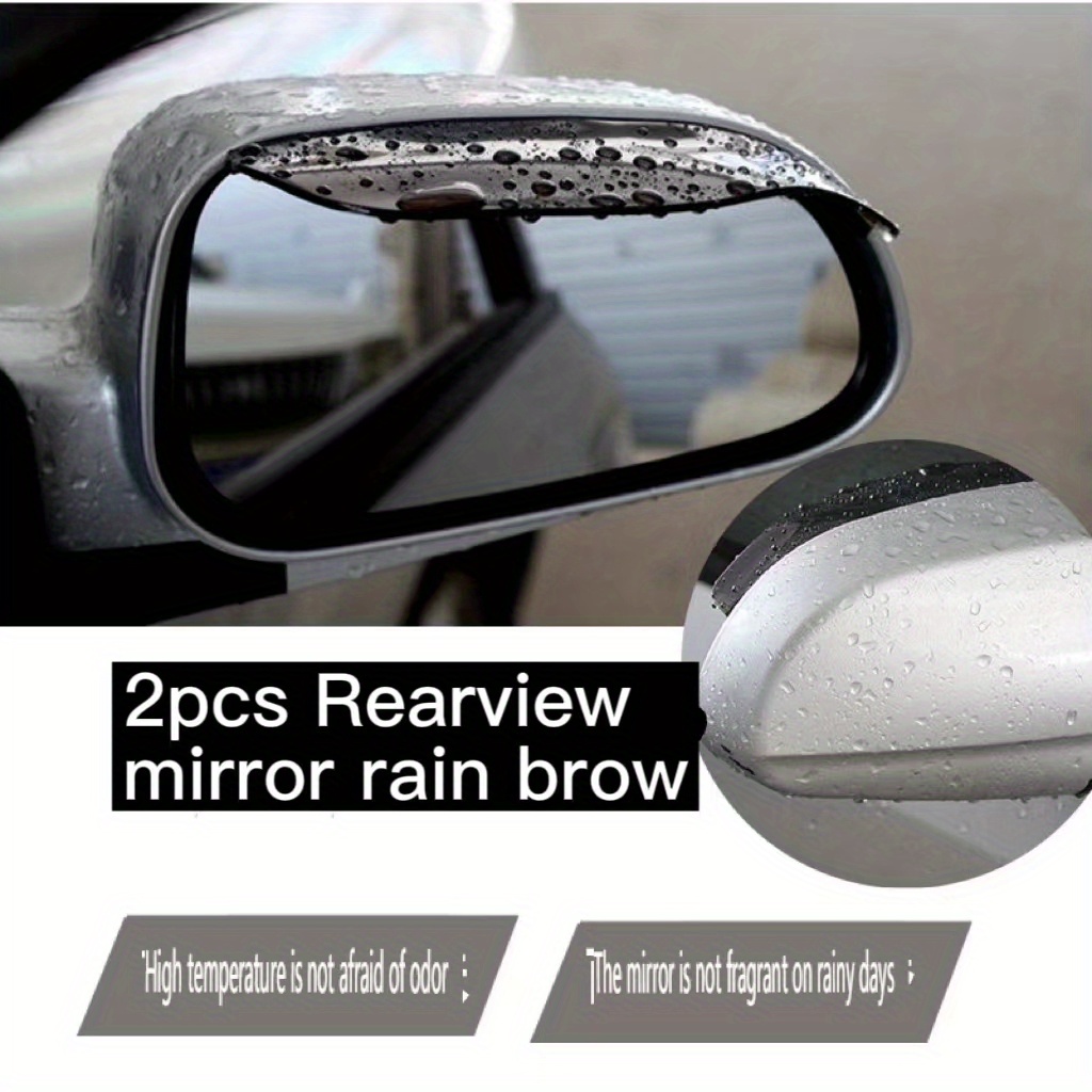 Auto rückspiegel Regen augenbrauen karikatur wetterstreifen - Temu