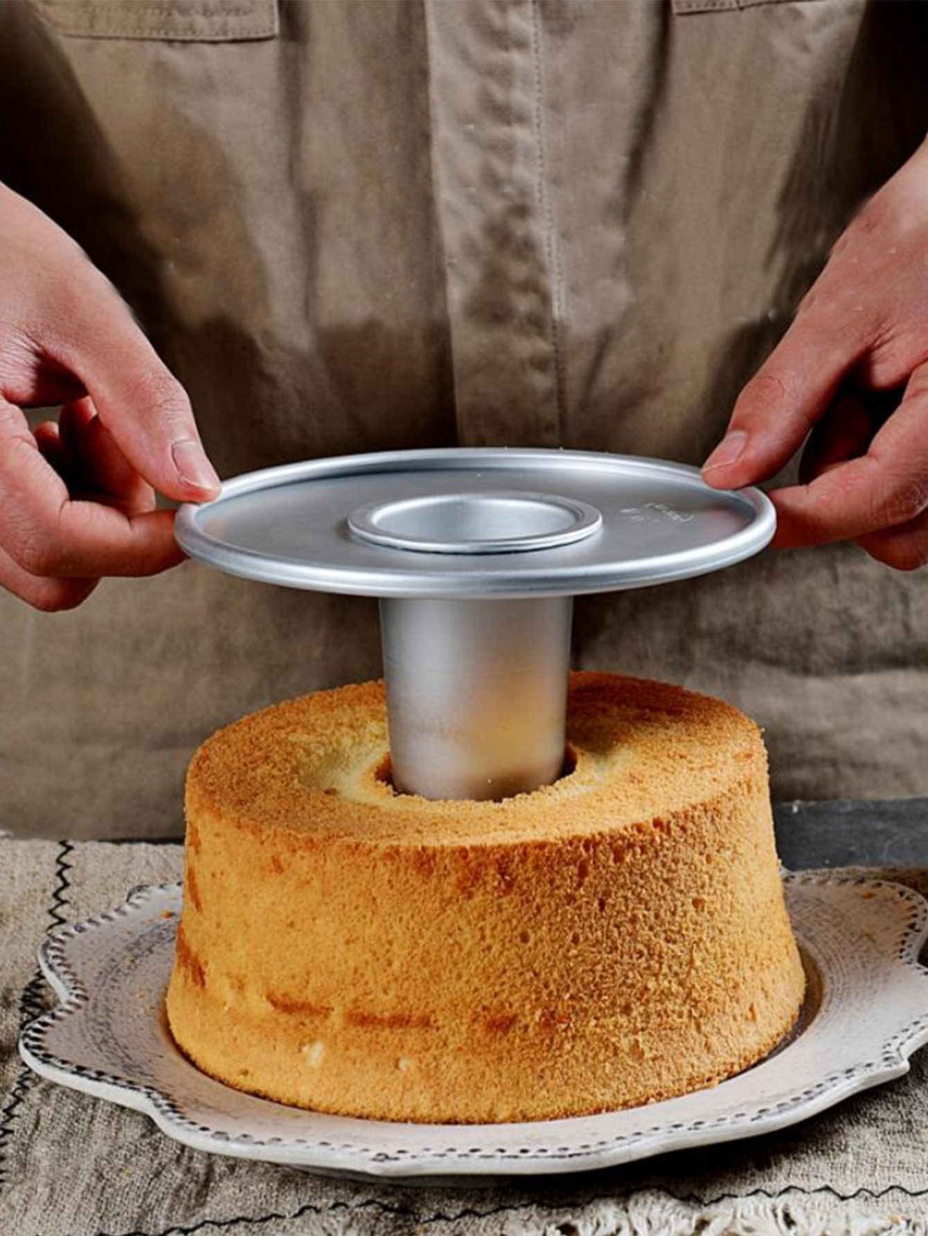 Fluted Tube Cake Pan Loose Bottom Aluminum Baking Cake Mold Temu