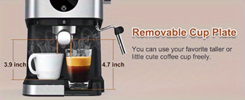 espresso machine 20 bar   machine removable details 6