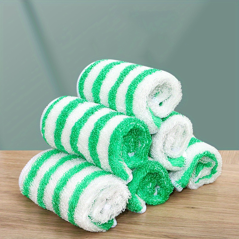 5 Layers Fiber Rag Super Absorbent Dishwashing Cloth Towel - Temu