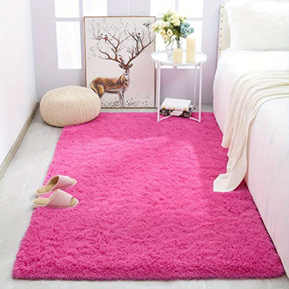 Luxury Shag Area Rug Modern Indoor Plush Fluffy Rugs Extra