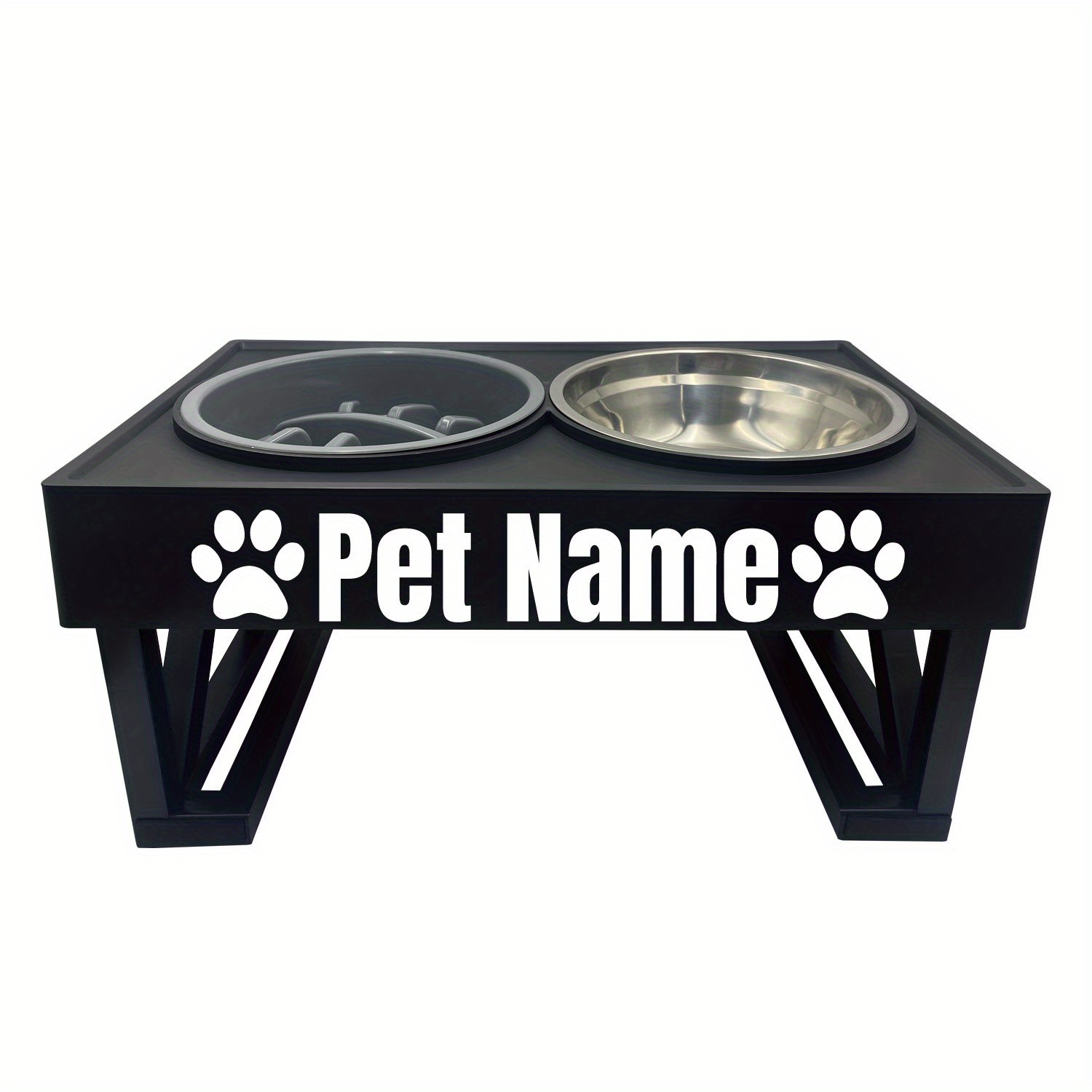 Slow Feeder Dog Bowl Slow Feed Small Breed Dog Bowl Senior Dog Bowl Modern  Dog Stand Personalized Dog Bowl Vet Recommended Pets 