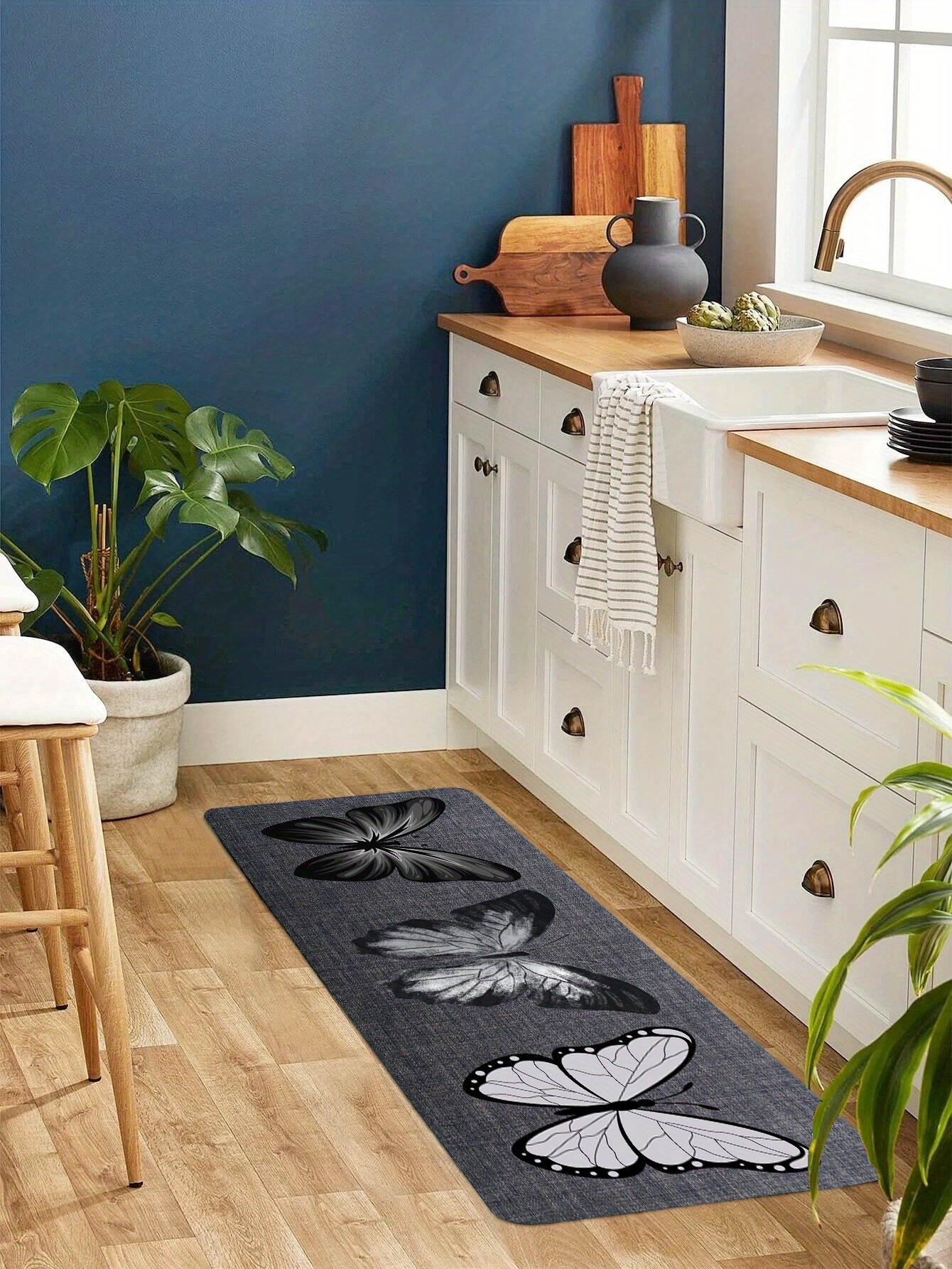 Anti fatigue Kitchen Mat Butterfly Anti slip Hallway Balcon Temu Ireland