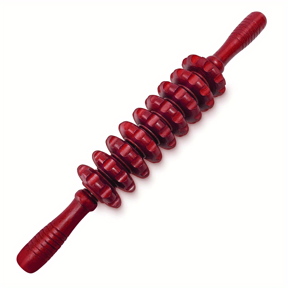 Wood Roller Massage Tool Handheld Trigger Point Manual - Temu