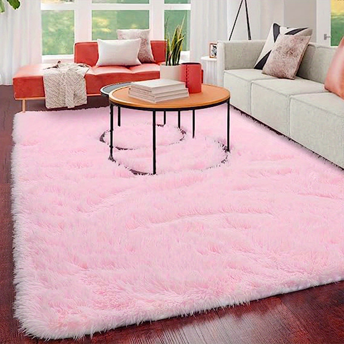 10'x14' | Machine Washable Area Rug | Kid & Pet Friendly | Indoor Rug | Verena Soft Pink Rug | Ruggable