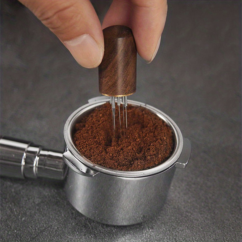 1pc, 21 Needle Espresso Stirrer Tool, Espresso Distribution Tool For 51mm  54mm 58mm Portafilter, Coffee Powder Stirring Tool