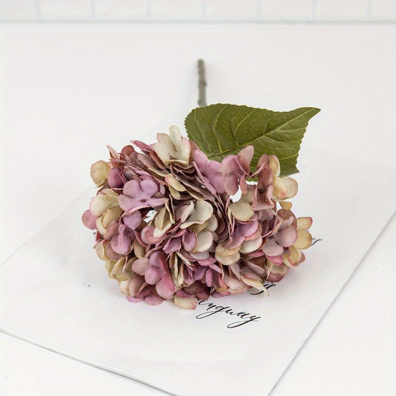 Vintage Artificial Silk Hydrangea Flowers Bouquets - Temu