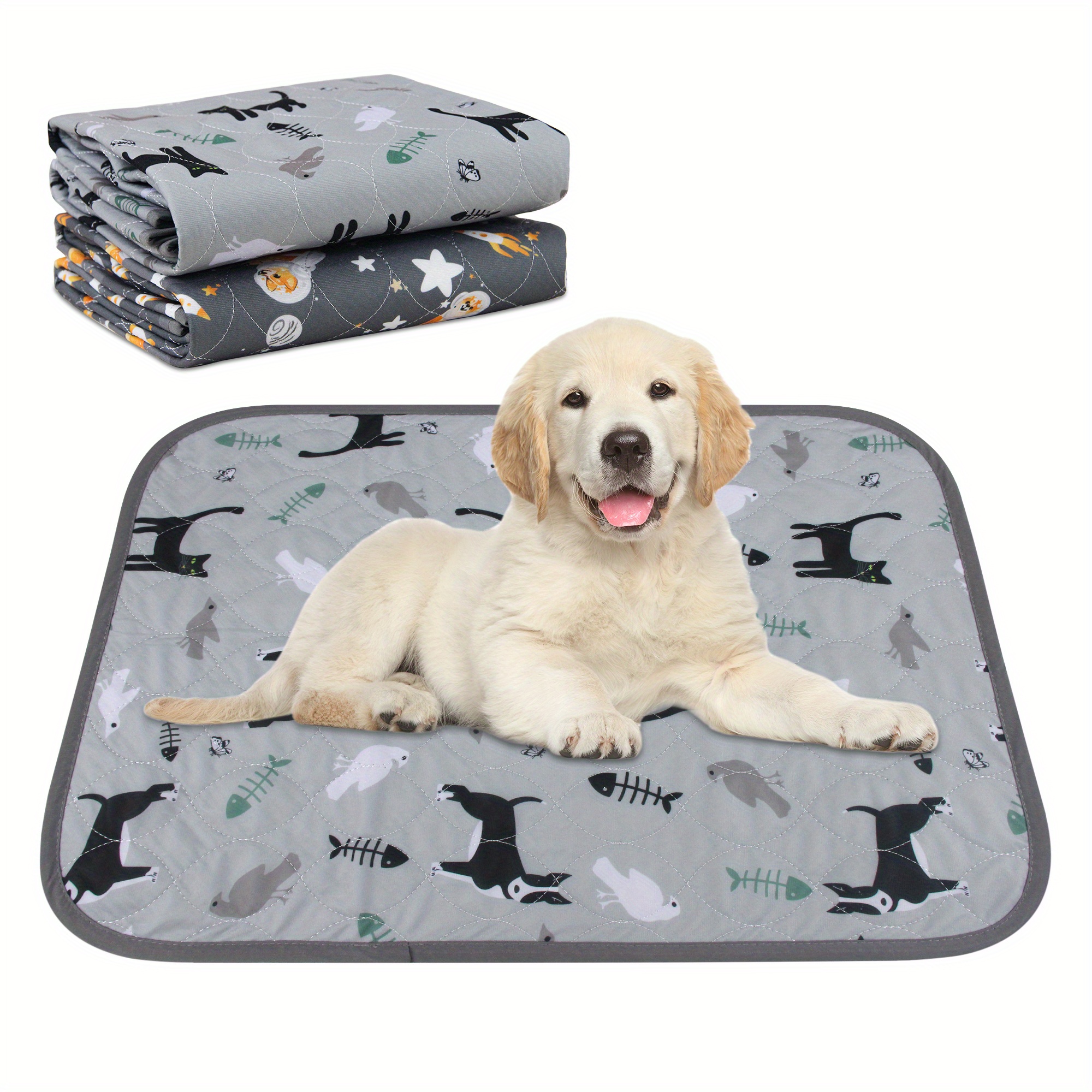 Pet Urine Mat Reusable Absorbent Dog Pee Pad Blanket Washable