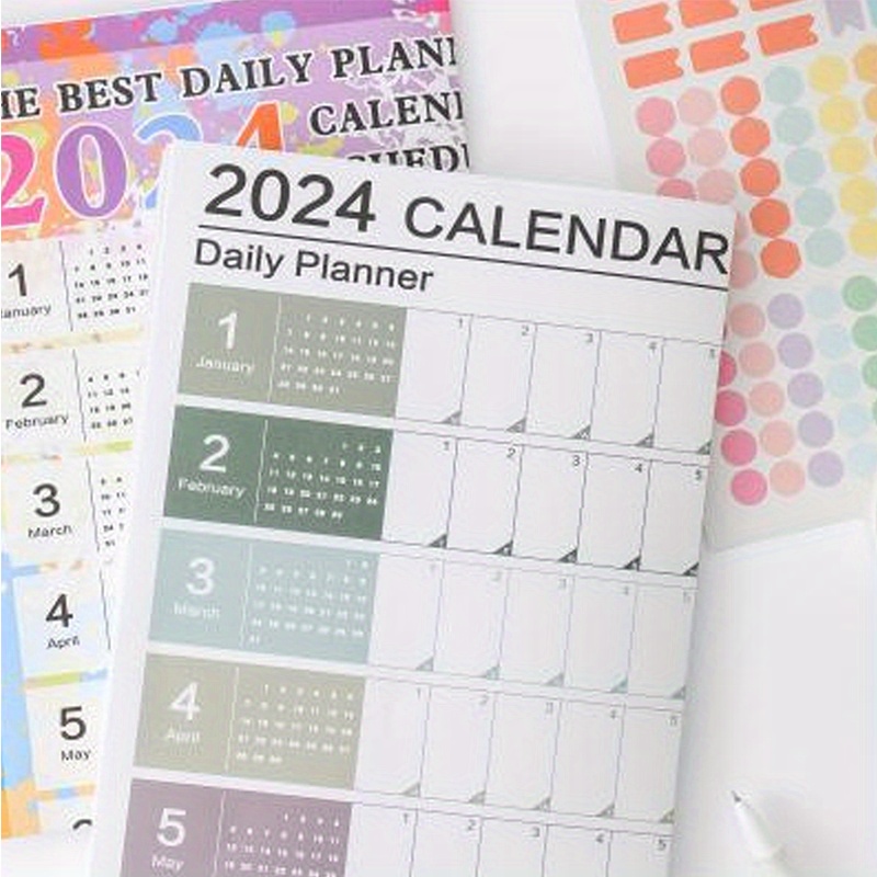 365 Days Calendar 2024 Years Year Planner Memo Travel - Temu Australia