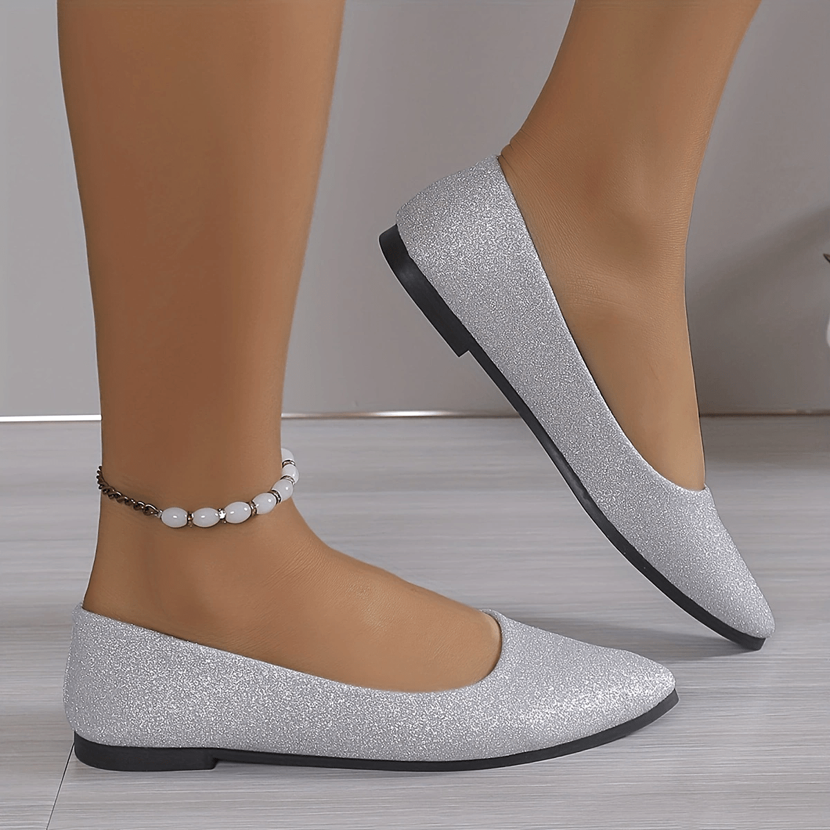 Glitter hotsell flats womens