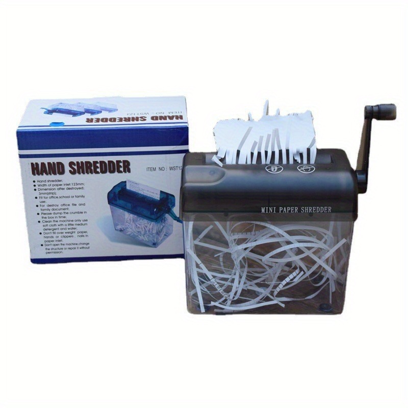 Portable Hand Shredder: A4 A6 Manual Paper Cutting Machine For Office &  Teaching Supplies - Durable & Easy To Use! - Temu