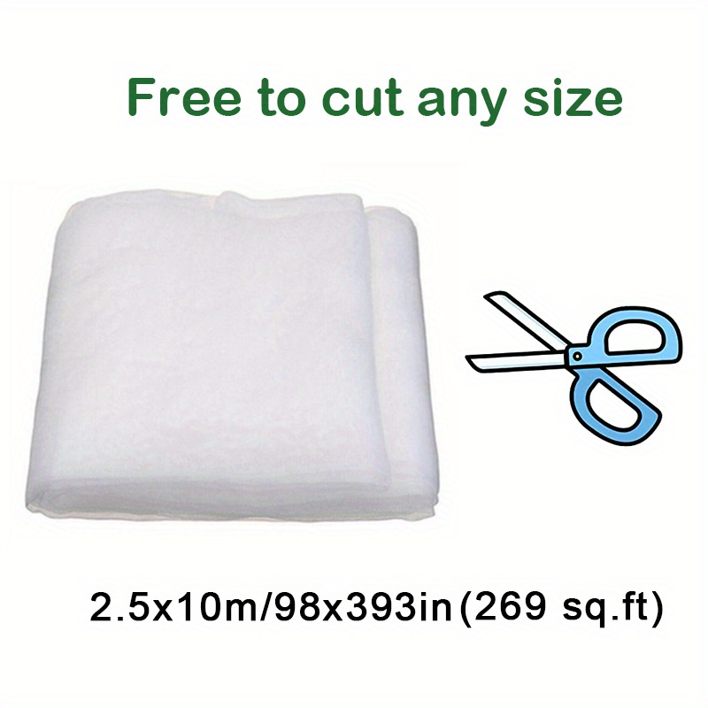 6.5 x 33 ft /10 x 65 ft Polyester Seines, 0.59 Mesh  