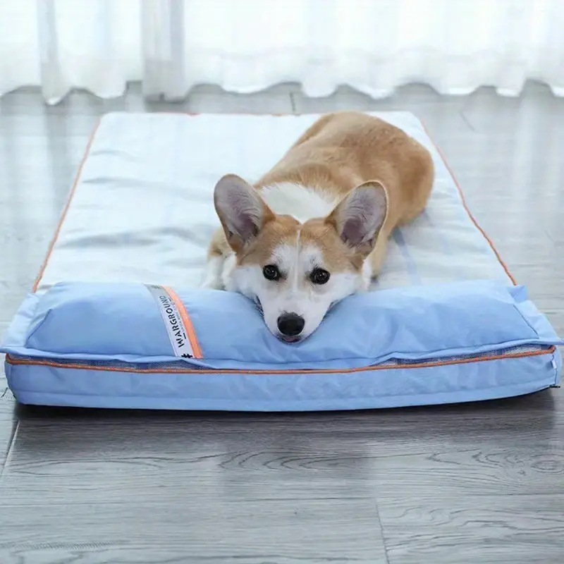 dog mat dog pad pet floor pad summer ice pad breathable summer cooling pads ice silk dog kennel details 5