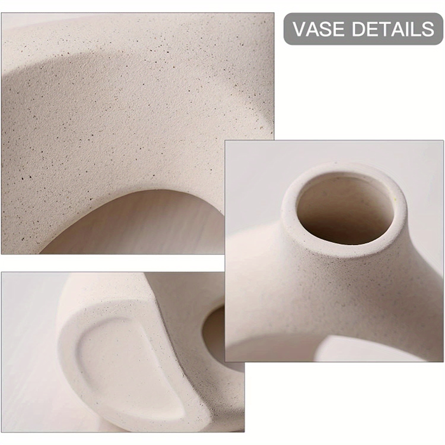 Set 2 Vasi In Ceramica Cavi Decorazioni Casa Moderne Vasi A - Temu