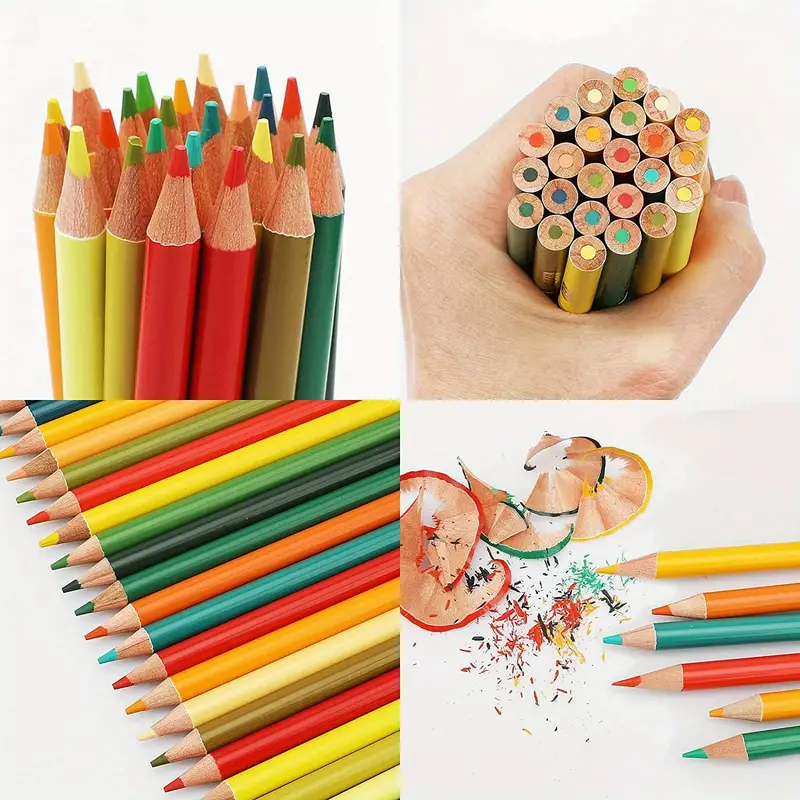 72 colori matite acquerellabili professionali matite colorate ad olio per  Set da disegno regali per studenti in legno colorati forniture d'arte -  AliExpress