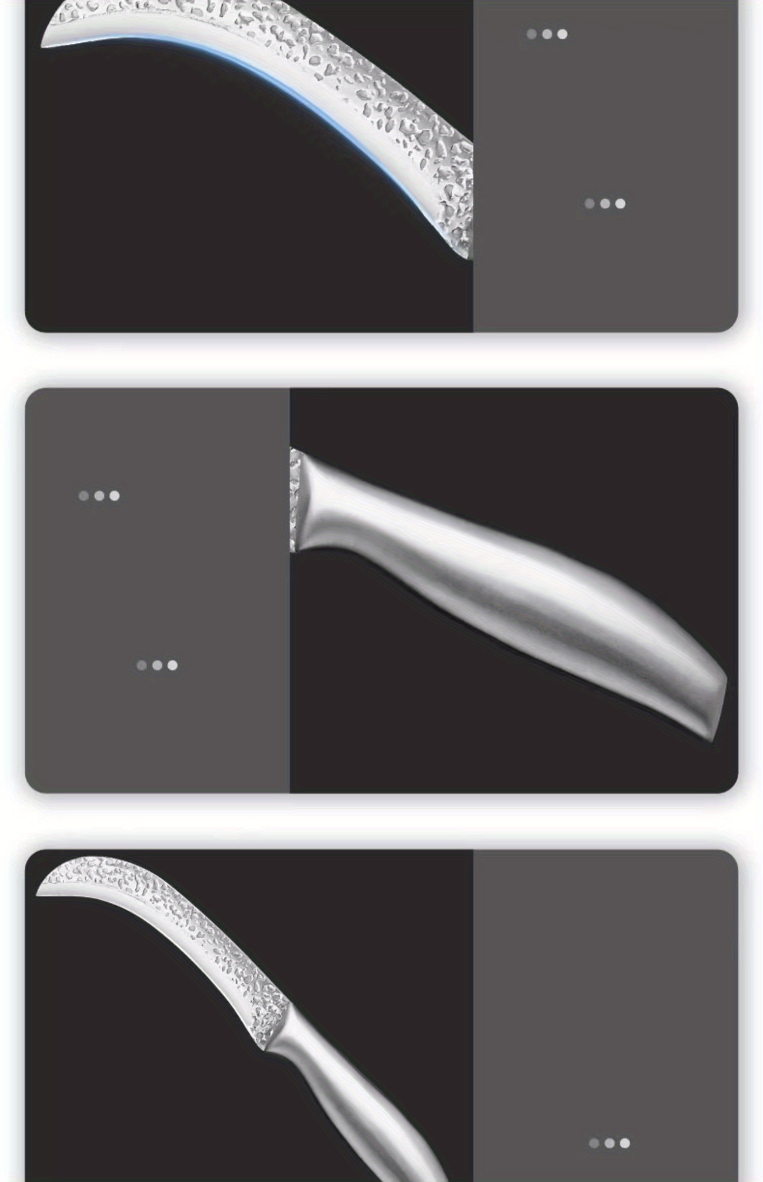 Fruit Knife Peeling Knife Curved Knife Pineapple Temu