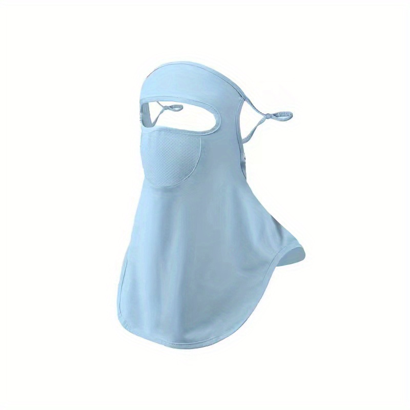 Solid Ice Silk Neck Gaiter for Outdoor Sunscreen