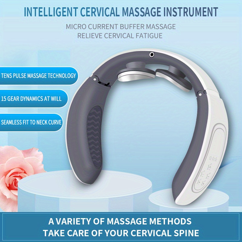 Electric Neck and Back Pulse Massager Infrared Heating Cervical