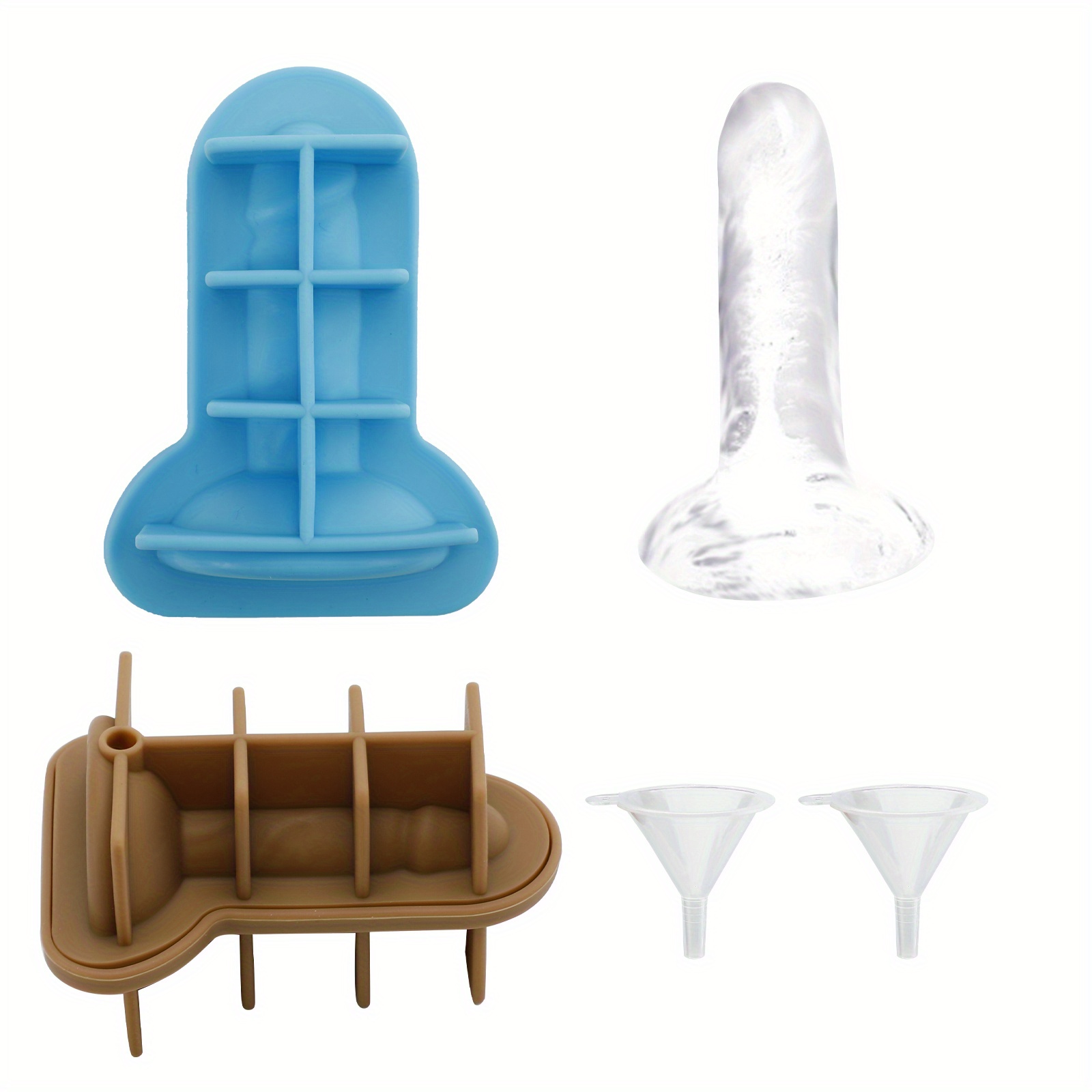 Penis Ice Molds Bachelor Bachelorette Party Adult Prank Silicone Ice Cube  Molds Funny Ice Cube Tray Fun Shapes Ice Cube Mold Ice Cube Trays for