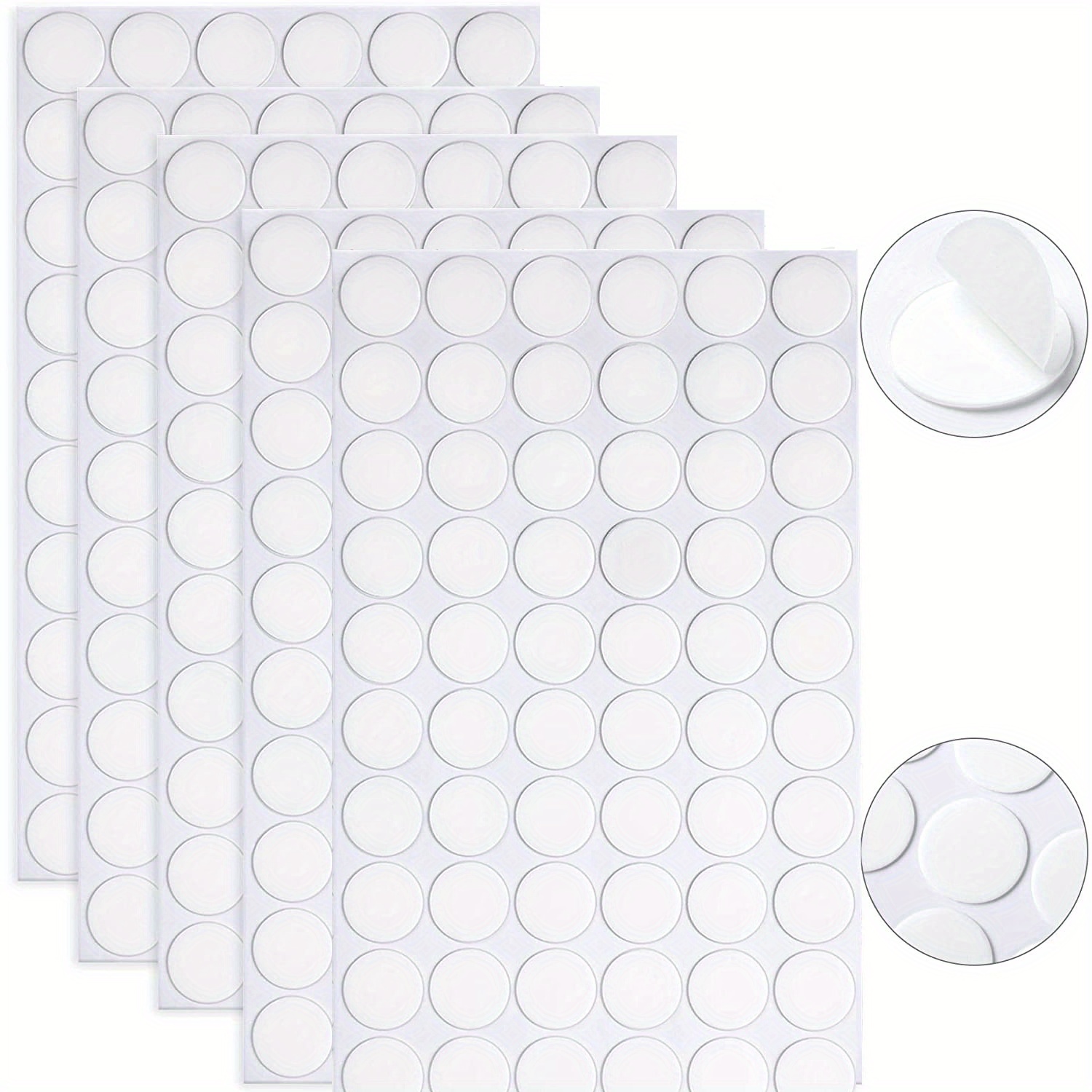 Transparent Dot Sticker Self Adhesive Fastener Tape Dots - Temu