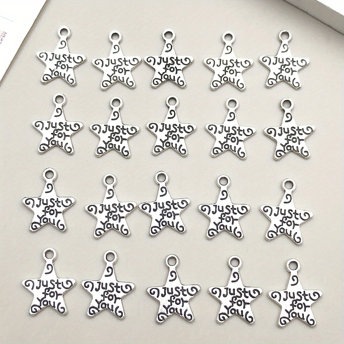 5 Styles Stainless Steel Sun Moon Stars Patterns Charms For