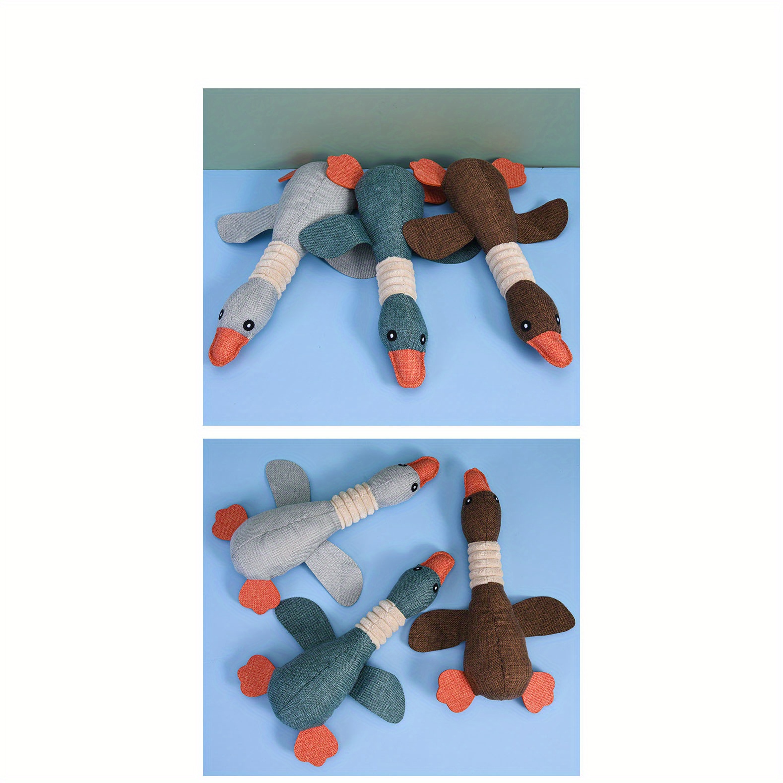 HETOO Hunde Kauspielzeug Größe L | Robustes Gummi-Spielzeug Mit Quietschfunktion Für Große Hunde