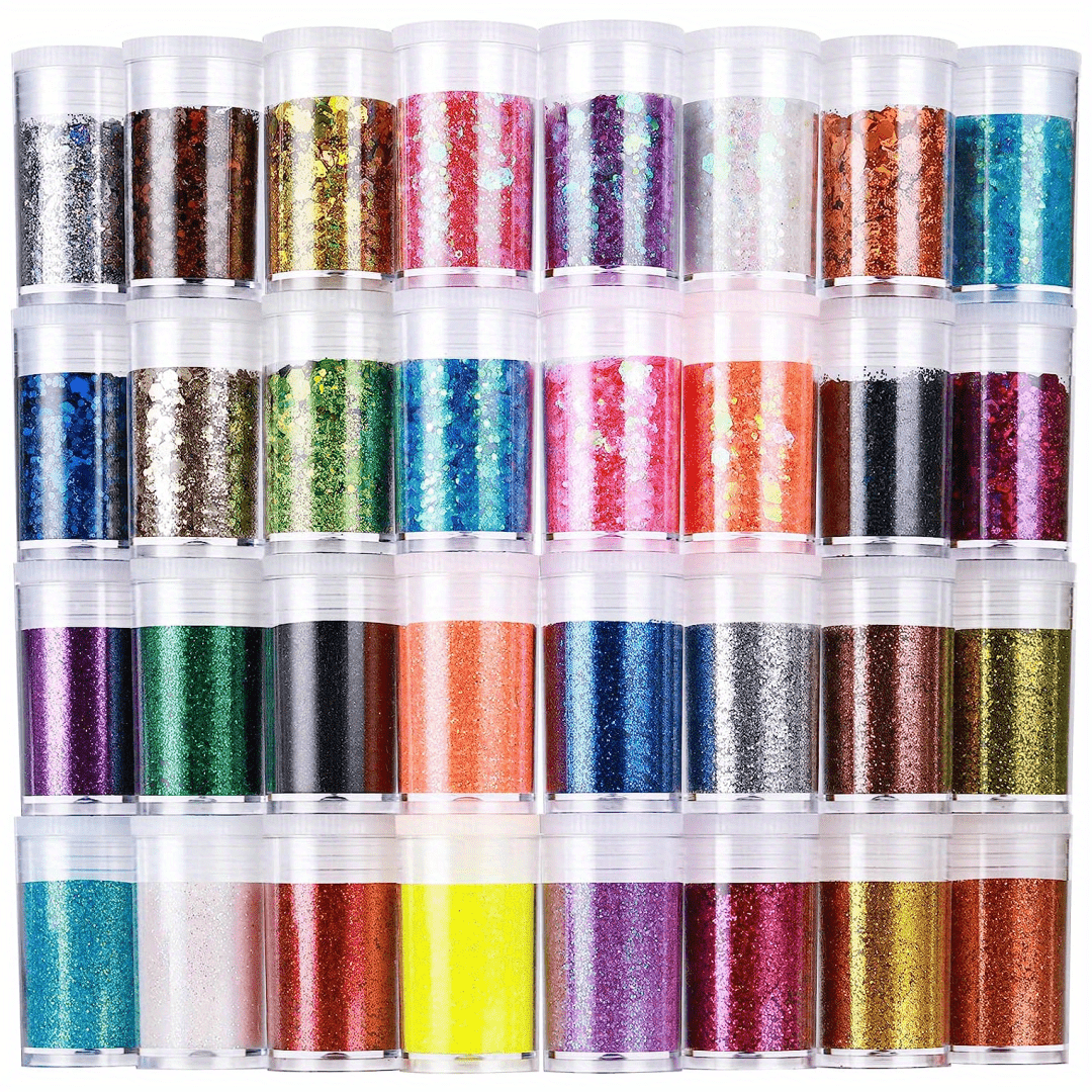 Ultra Fine Glitter Powder Holographic Chunky Glitter Resin Temu